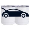 10 oz. White Stainless Steel Short Tumbler Thumbnail