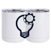 10 oz. White Stainless Steel Short Tumbler Thumbnail