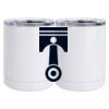 10 oz. White Stainless Steel Short Tumbler Thumbnail