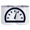 10 oz. White Stainless Steel Short Tumbler Thumbnail