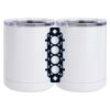 10 oz. White Stainless Steel Short Tumbler Thumbnail