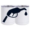 10 oz. White Stainless Steel Short Tumbler Thumbnail