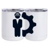 10 oz. White Stainless Steel Short Tumbler Thumbnail