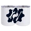 10 oz. White Stainless Steel Short Tumbler Thumbnail