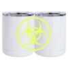 10 oz. White Stainless Steel Short Tumbler Thumbnail