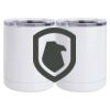10 oz. White Stainless Steel Short Tumbler Thumbnail