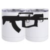 10 oz. White Stainless Steel Short Tumbler Thumbnail