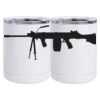 10 oz. White Stainless Steel Short Tumbler Thumbnail