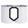 10 oz. White Stainless Steel Short Tumbler Thumbnail