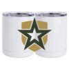 10 oz. White Stainless Steel Short Tumbler Thumbnail
