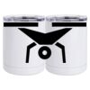 10 oz. White Stainless Steel Short Tumbler Thumbnail
