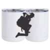 10 oz. White Stainless Steel Short Tumbler Thumbnail