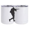 10 oz. White Stainless Steel Short Tumbler Thumbnail
