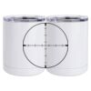 10 oz. White Stainless Steel Short Tumbler Thumbnail