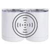 10 oz. White Stainless Steel Short Tumbler Thumbnail