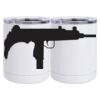 10 oz. White Stainless Steel Short Tumbler Thumbnail