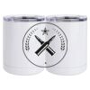 10 oz. White Stainless Steel Short Tumbler Thumbnail