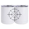 10 oz. White Stainless Steel Short Tumbler Thumbnail
