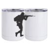10 oz. White Stainless Steel Short Tumbler Thumbnail