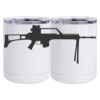 10 oz. White Stainless Steel Short Tumbler Thumbnail