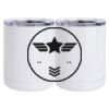 10 oz. White Stainless Steel Short Tumbler Thumbnail
