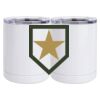 10 oz. White Stainless Steel Short Tumbler Thumbnail