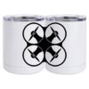 10 oz. White Stainless Steel Short Tumbler Thumbnail