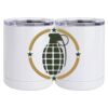 10 oz. White Stainless Steel Short Tumbler Thumbnail