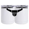 10 oz. White Stainless Steel Short Tumbler Thumbnail