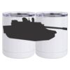 10 oz. White Stainless Steel Short Tumbler Thumbnail