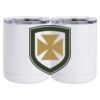 10 oz. White Stainless Steel Short Tumbler Thumbnail