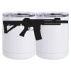 10 oz. White Stainless Steel Short Tumbler Thumbnail