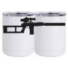 10 oz. White Stainless Steel Short Tumbler Thumbnail