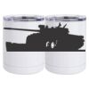 10 oz. White Stainless Steel Short Tumbler Thumbnail