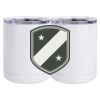 10 oz. White Stainless Steel Short Tumbler Thumbnail