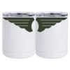10 oz. White Stainless Steel Short Tumbler Thumbnail