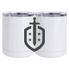 10 oz. White Stainless Steel Short Tumbler Thumbnail