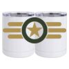 10 oz. White Stainless Steel Short Tumbler Thumbnail