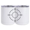 10 oz. White Stainless Steel Short Tumbler Thumbnail