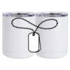 10 oz. White Stainless Steel Short Tumbler Thumbnail