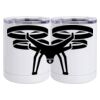 10 oz. White Stainless Steel Short Tumbler Thumbnail