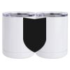 10 oz. White Stainless Steel Short Tumbler Thumbnail