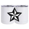 10 oz. White Stainless Steel Short Tumbler Thumbnail