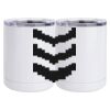 10 oz. White Stainless Steel Short Tumbler Thumbnail