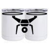 10 oz. White Stainless Steel Short Tumbler Thumbnail