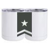 10 oz. White Stainless Steel Short Tumbler Thumbnail