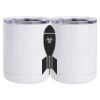 10 oz. White Stainless Steel Short Tumbler Thumbnail