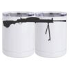 10 oz. White Stainless Steel Short Tumbler Thumbnail