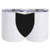 10 oz. White Stainless Steel Short Tumbler Thumbnail