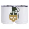 10 oz. White Stainless Steel Short Tumbler Thumbnail